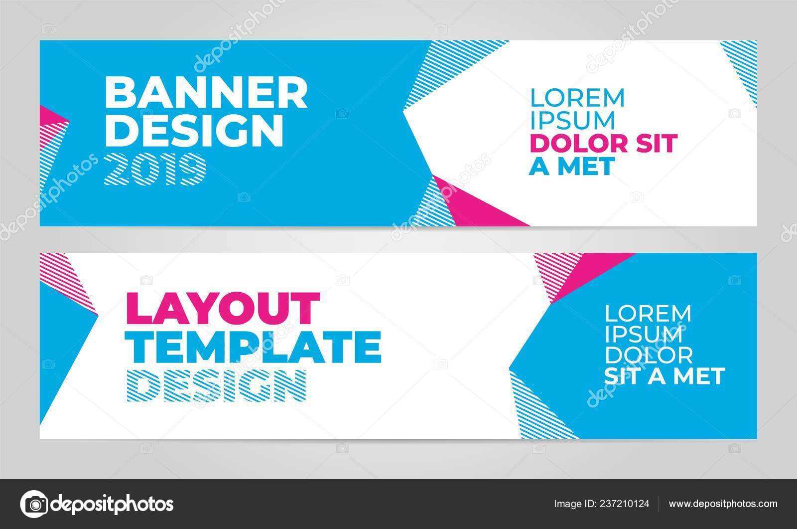 Layout Banner Template Design For Winter Sport Event 2019 Intended For Event Banner Template