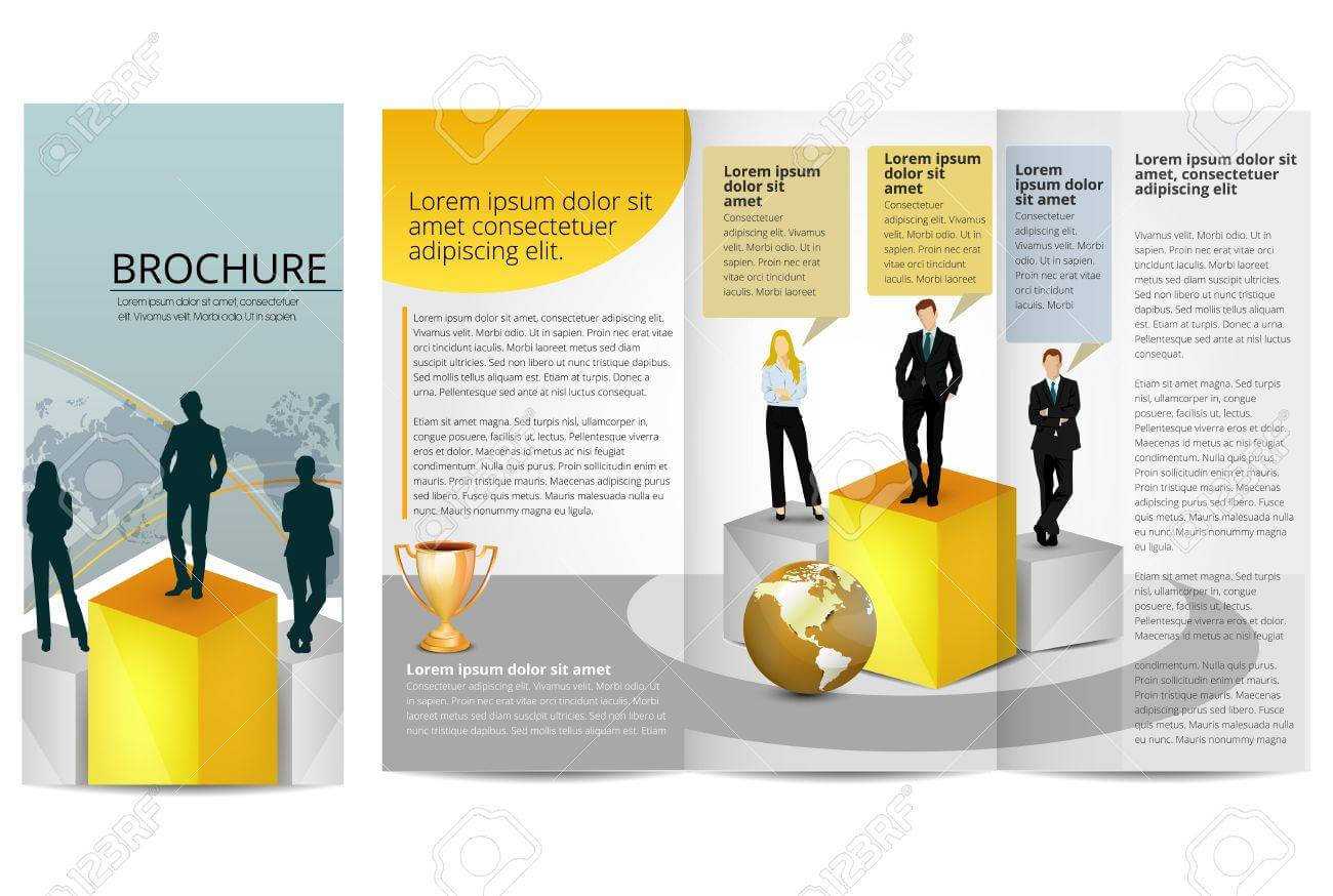 Leadership Training Progress Brochure Template With Training Brochure Template