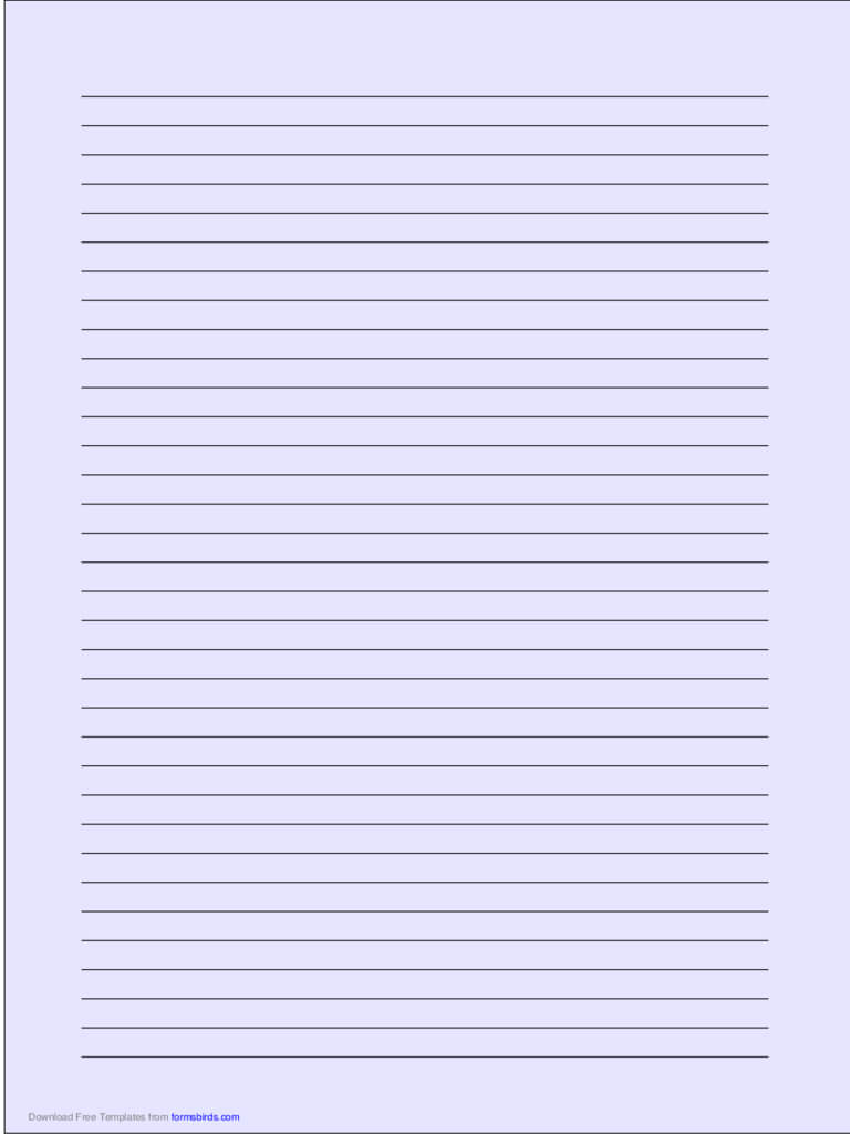 Lined Paper – 320 Free Templates In Pdf, Word, Excel Download Regarding Ruled Paper Word Template