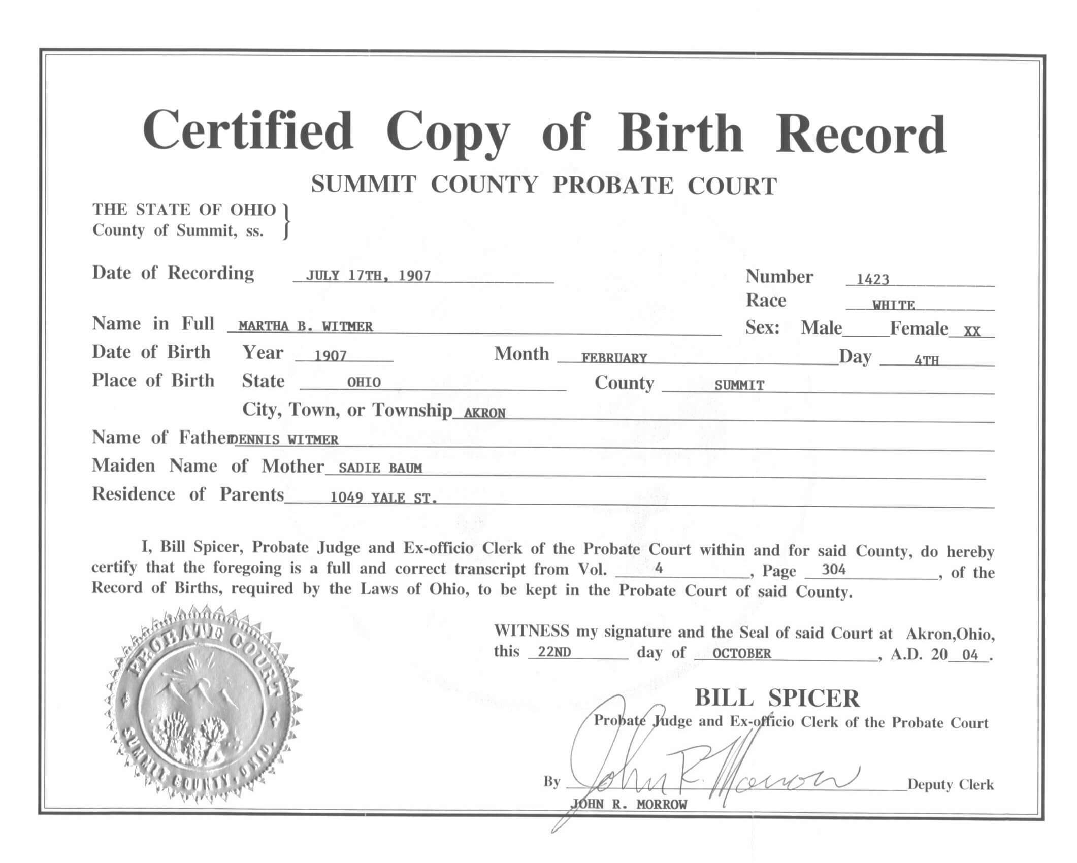 Live Birth Certificate Debt Loan Payoff Of Template In Birth Certificate Fake Template