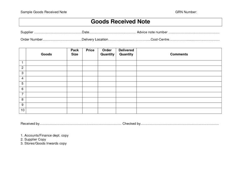 Logistics delivery note google search receipt template with regard to proof of delivery 