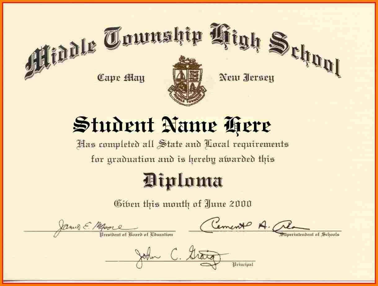 Looking For High School Diploma Template Word For Free? Here Throughout Graduation Certificate Template Word