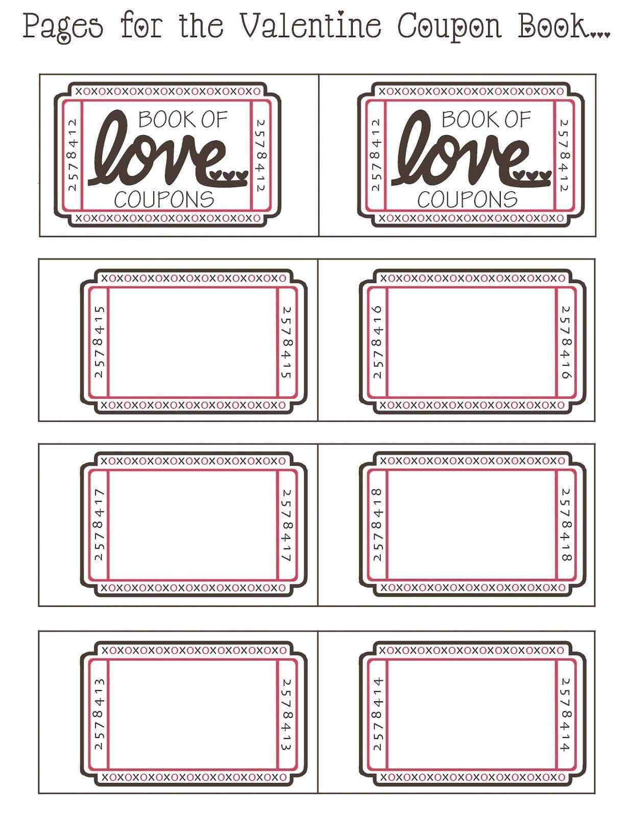 Love Coupon Template Microsoft Word | Examples And Forms Throughout Coupon Book Template Word