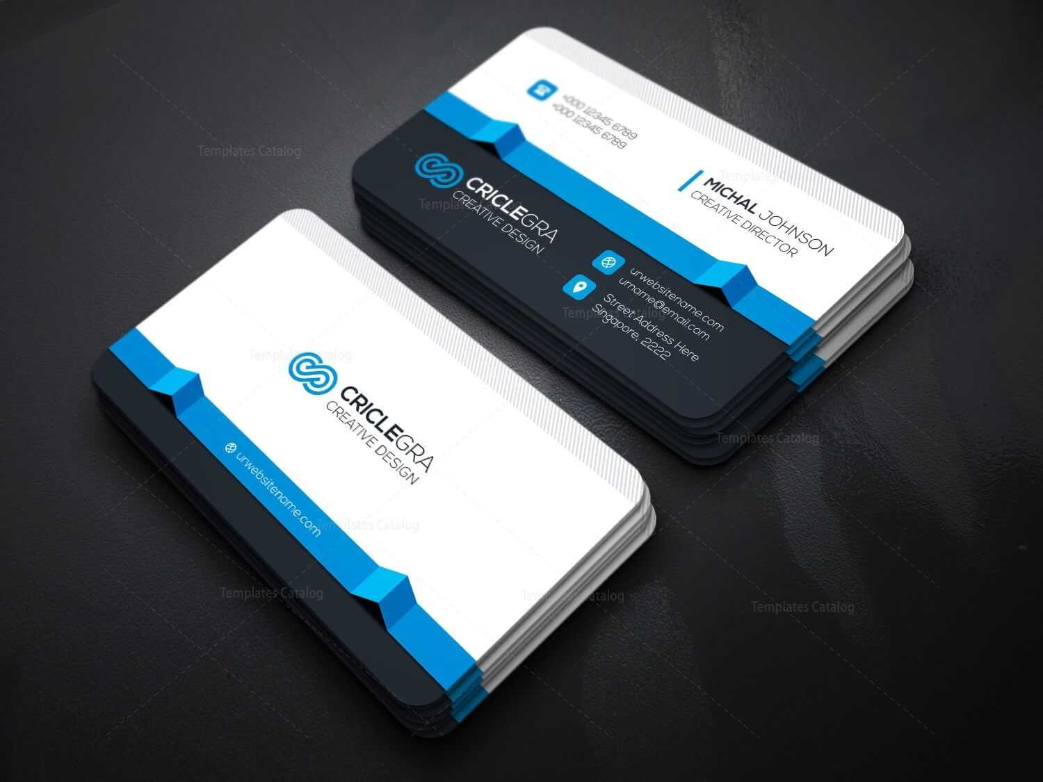 Luxury Business Card Template Illustrator Free Design Within Adobe Illustrator Card Template