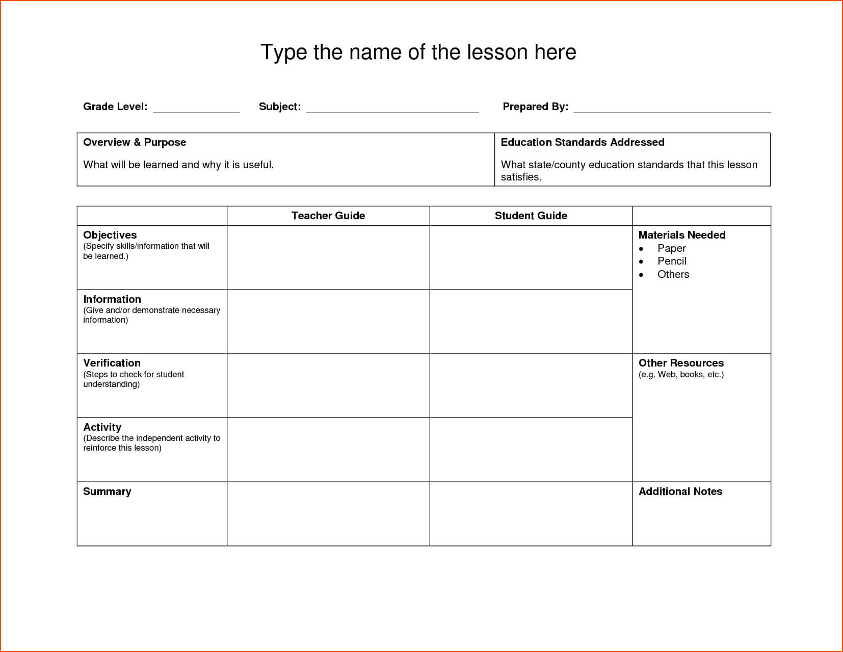 Madeline Hunter Lesson Plan Template Letter Sample Example In Madeline Hunter Lesson Plan Blank Template