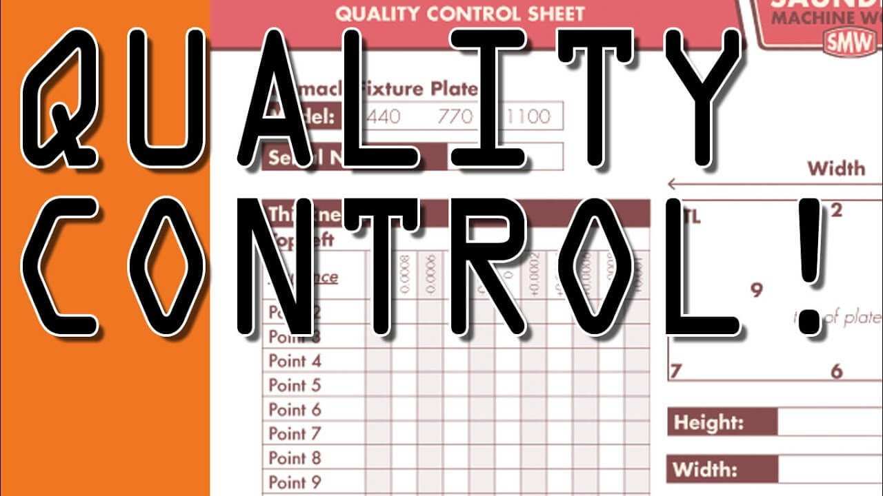 Making A Quality Control Sheet! Cb54 Intended For Machine Shop Inspection Report Template