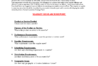 Market Research Report Format | Templates At with regard to Research Report Sample Template