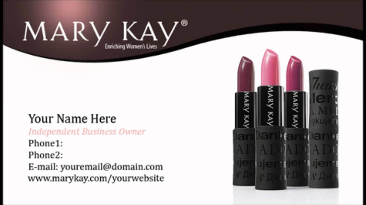 Mary Kay Business Cards Templates With Mary Kay Business Cards Templates Free
