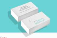 Massage Therapy Business Card Templates Free Dance Cards with Massage Therapy Business Card Templates