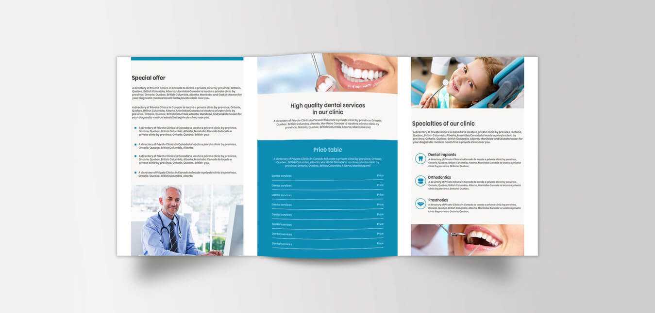 Medical Brochure Design – Creative Medical Office Brochure Regarding Medical Office Brochure Templates