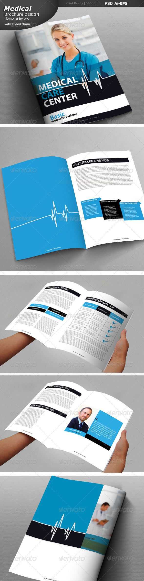 Medical Center Brochure Design – Print Templates | Ads In Medical Office Brochure Templates