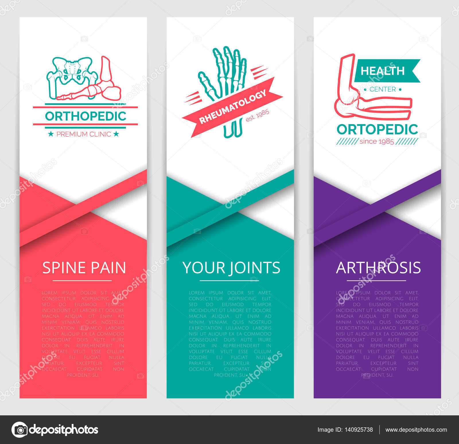 Medical Diagnostic Clinic Banner Template Design — Stock Regarding Medical Banner Template