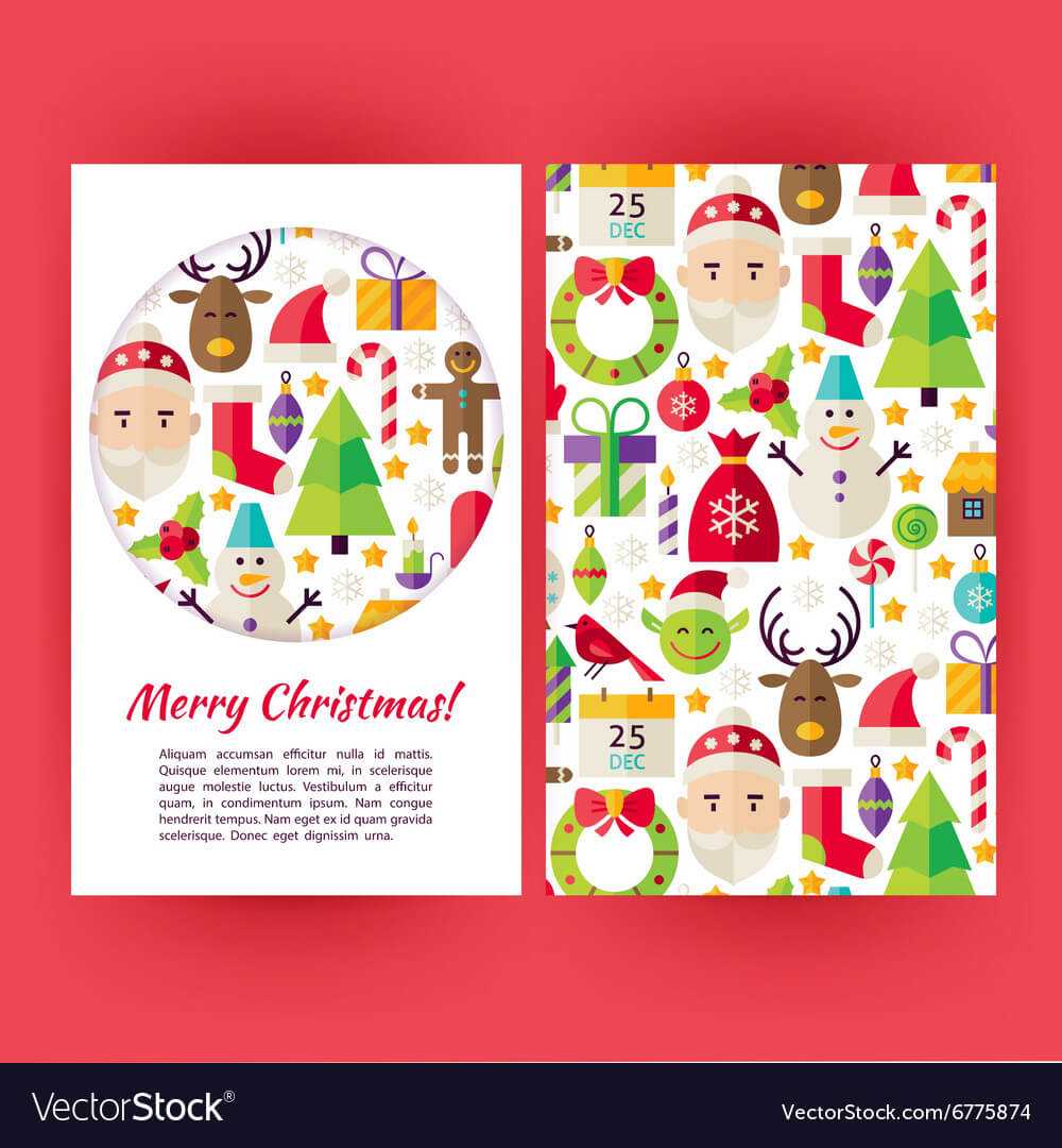 Merry Christmas Banners Set Template With Merry Christmas Banner Template