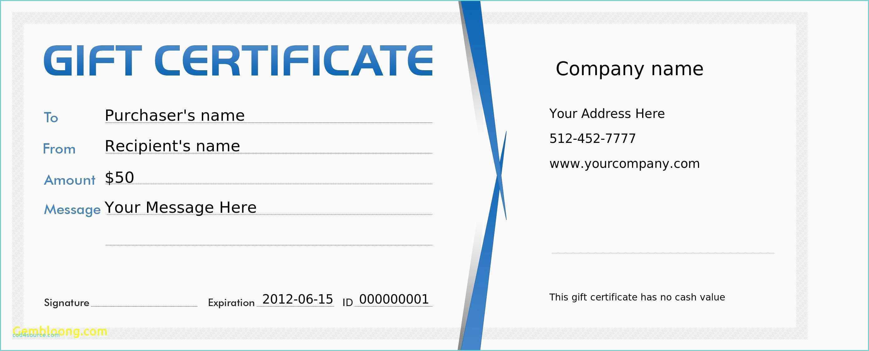 Microsoft Publisher Gift Certificate Template – Teplates For Within Gift Certificate Template Publisher