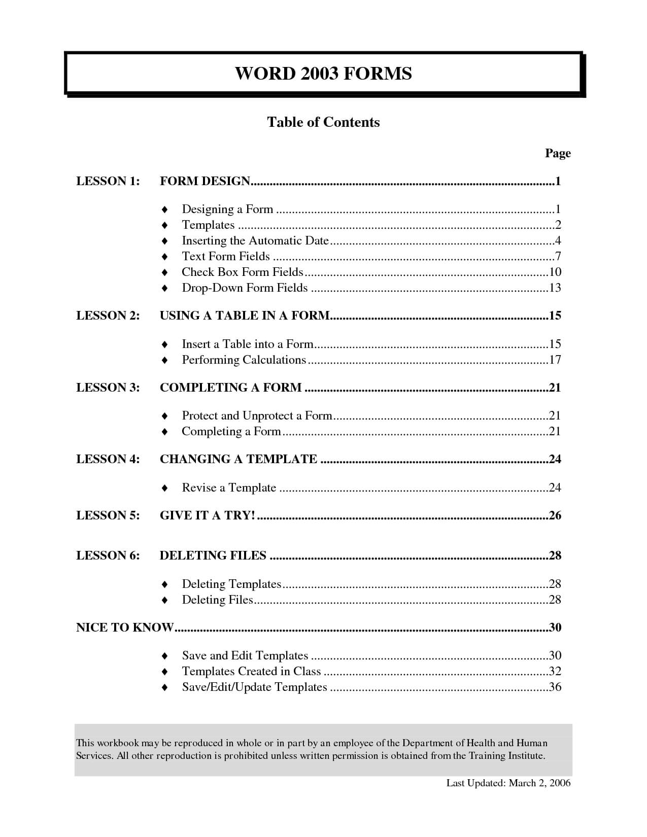 Microsoft Word Table Of Contents Template – Atlantaauctionco Inside Microsoft Word Table Of Contents Template