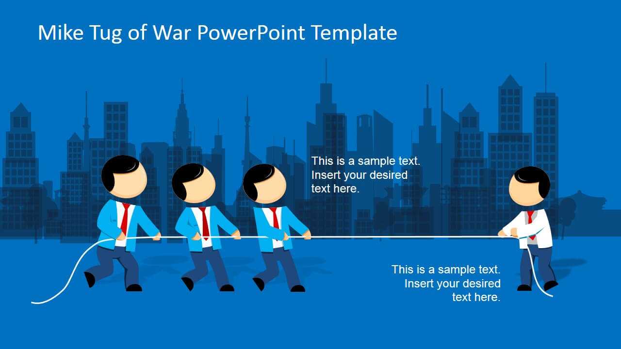 Mike Tug Of War Powerpoint Template Pertaining To Powerpoint Templates War