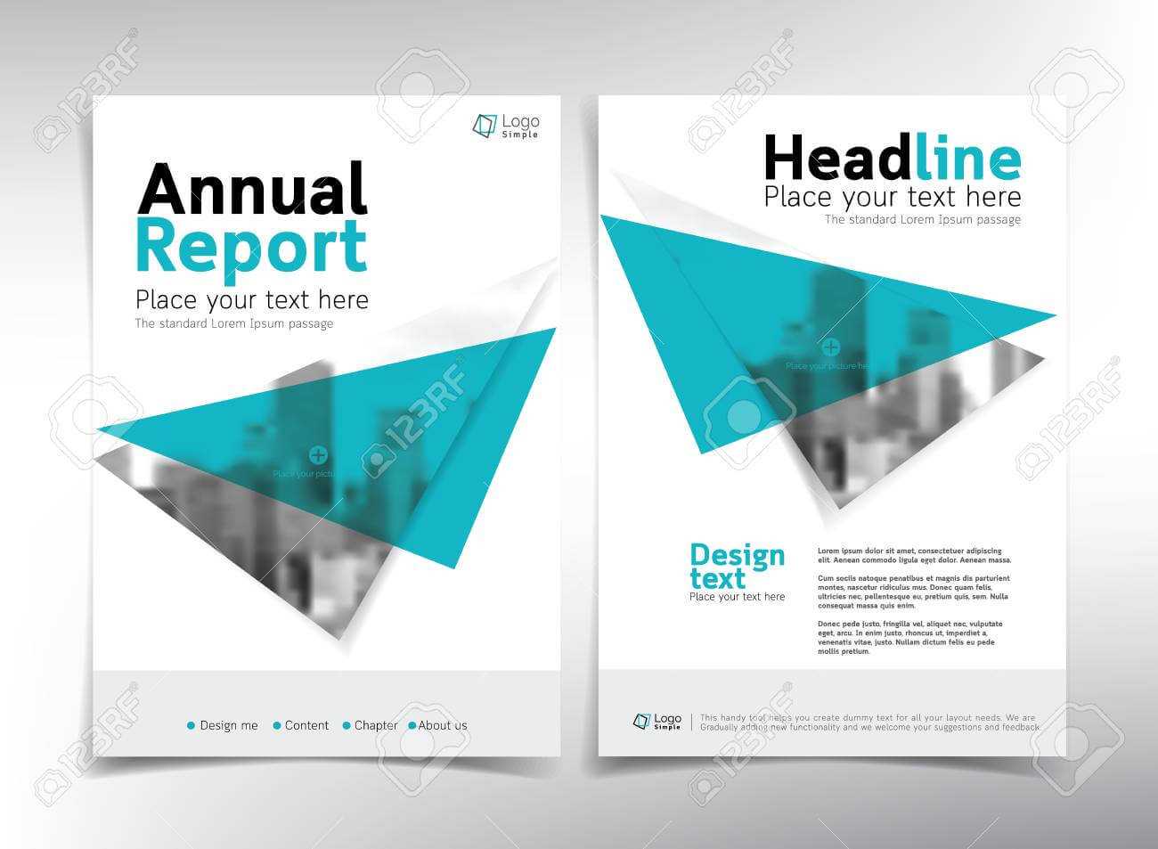 Minimalist Business Cover Page, Vector Template – Can Be Used.. Pertaining To Cover Page For Annual Report Template