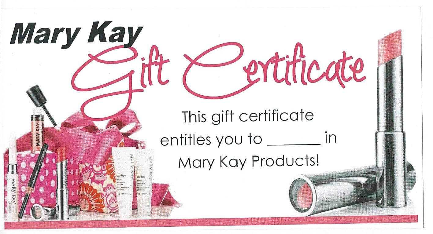 Mk Gift Certificate … | My Mk In 2019 | Mary Kay For Mary Kay Gift Certificate Template