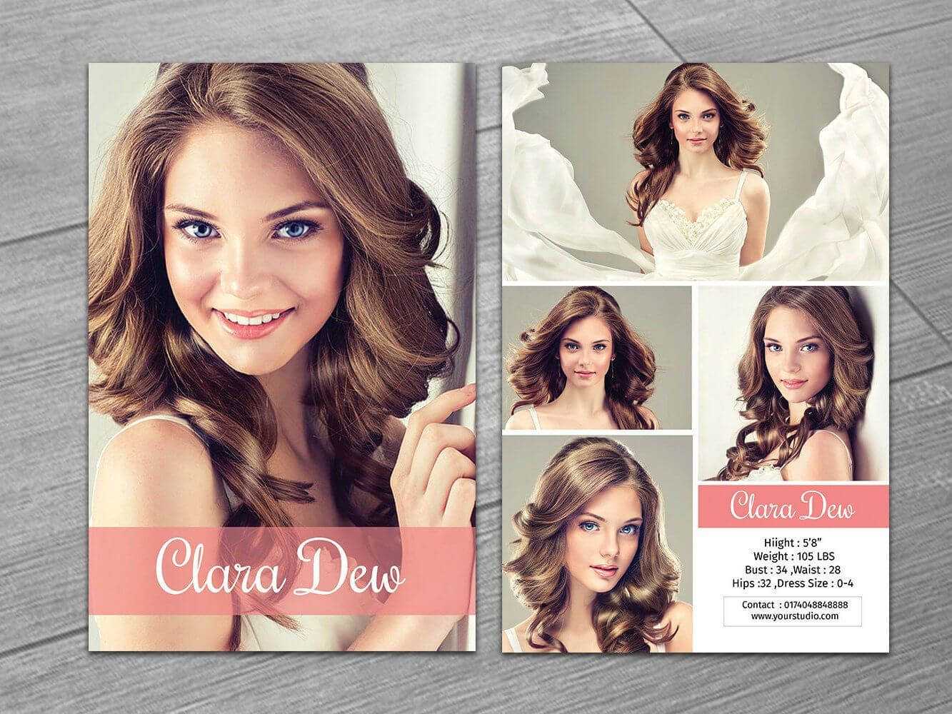 Modeling Comp Card Template | Fashion Model Card | Microsoft Within Comp Card Template Download