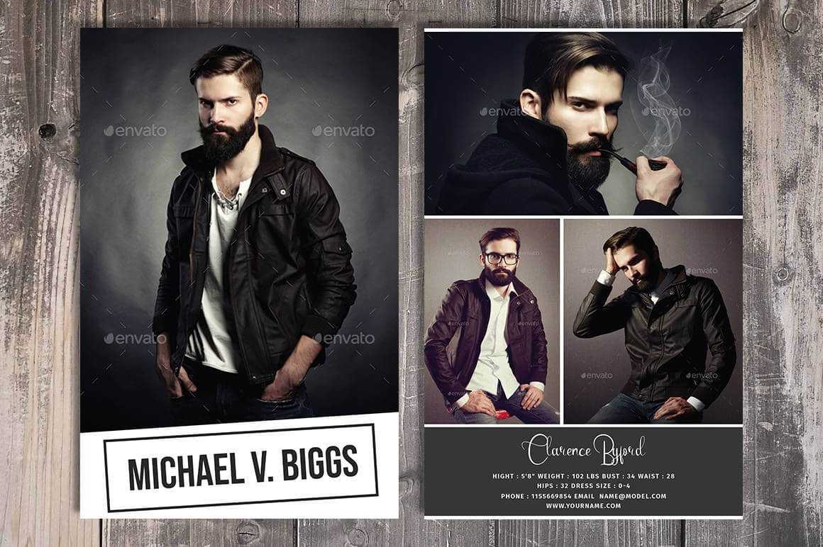 Modeling Comp Card Template, Fashion Model Comp Card In Comp Card Template Download