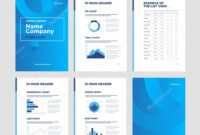 Modern Annual Report Template With Cover Design And throughout Illustrator Report Templates