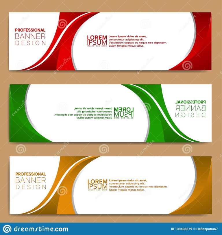 Tie Banner Template
