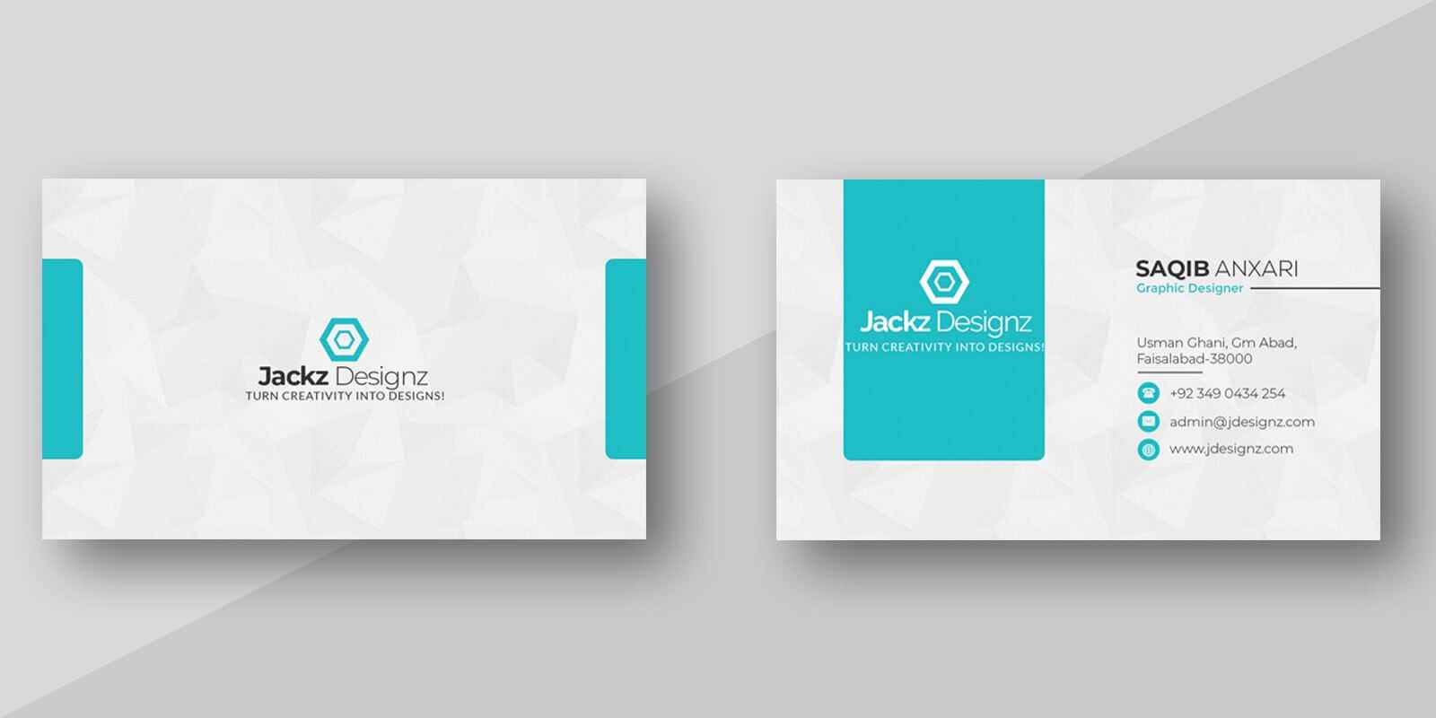 Modern Business Card Template Throughout Buisness Card Template