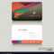 Modern Business Cards Design Template inside Modern Business Card Design Templates