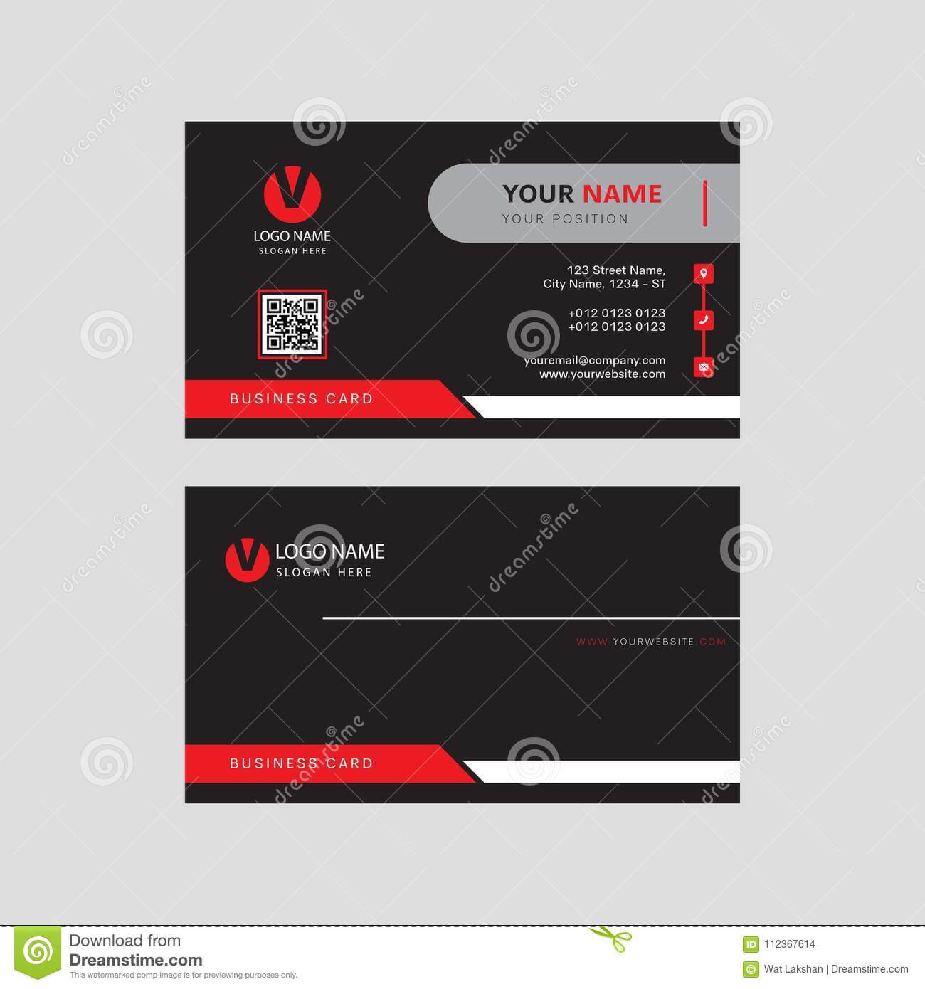 Modern Professional Eye Catching Business Card Design Intended For Visiting Card Templates Download