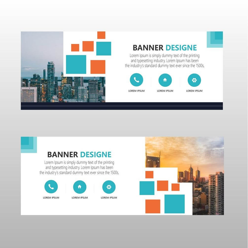 Modern Web Banner Template Free Download | Banner Template Regarding Free Website Banner Templates Download