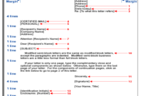 Modified Semi-Block Format | Formal Letter pertaining to Modified Block Letter Template Word