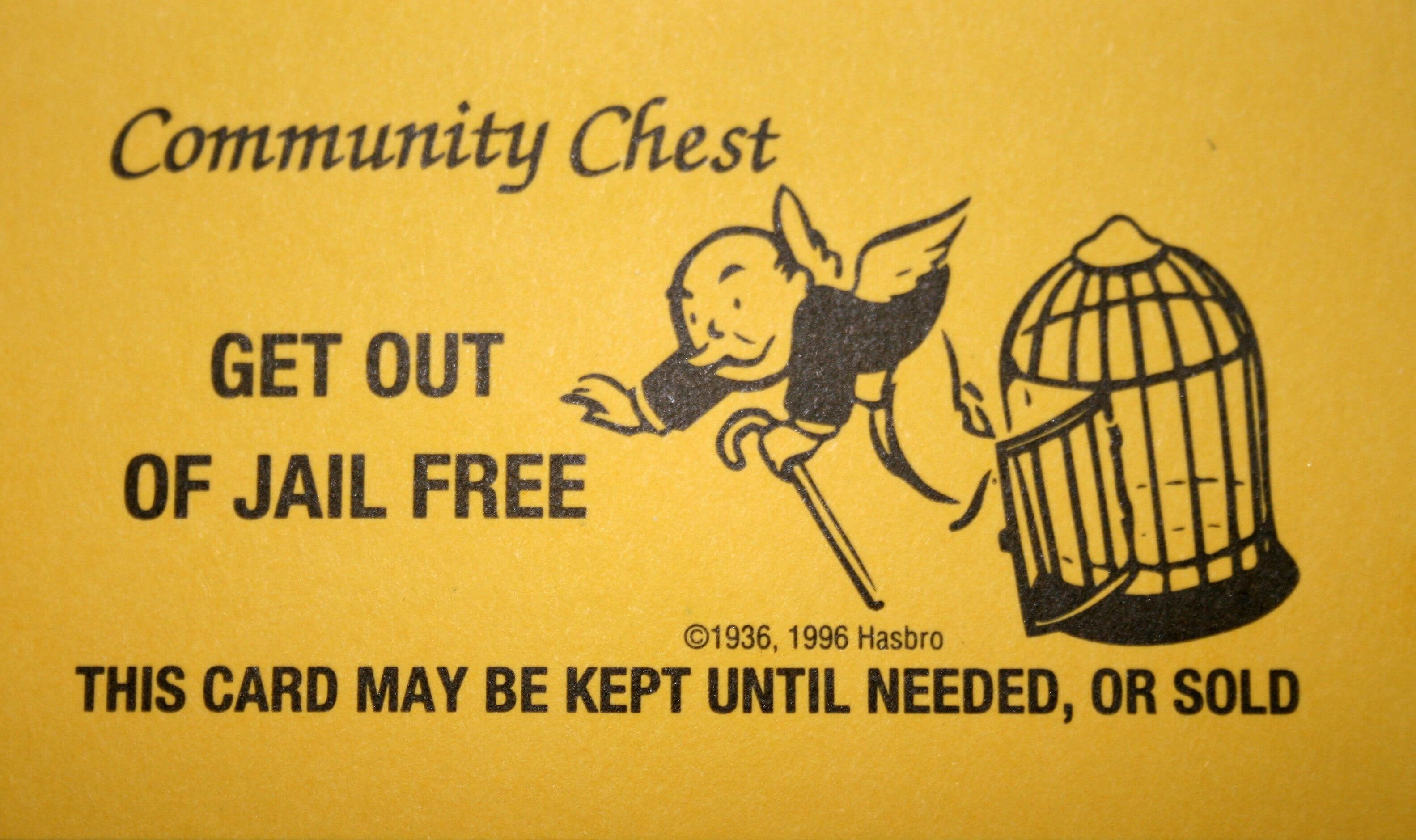 Monopoly Get Out Of Jail Free Card Printable Quality Images Pertaining To Get Out Of Jail Free Card Template