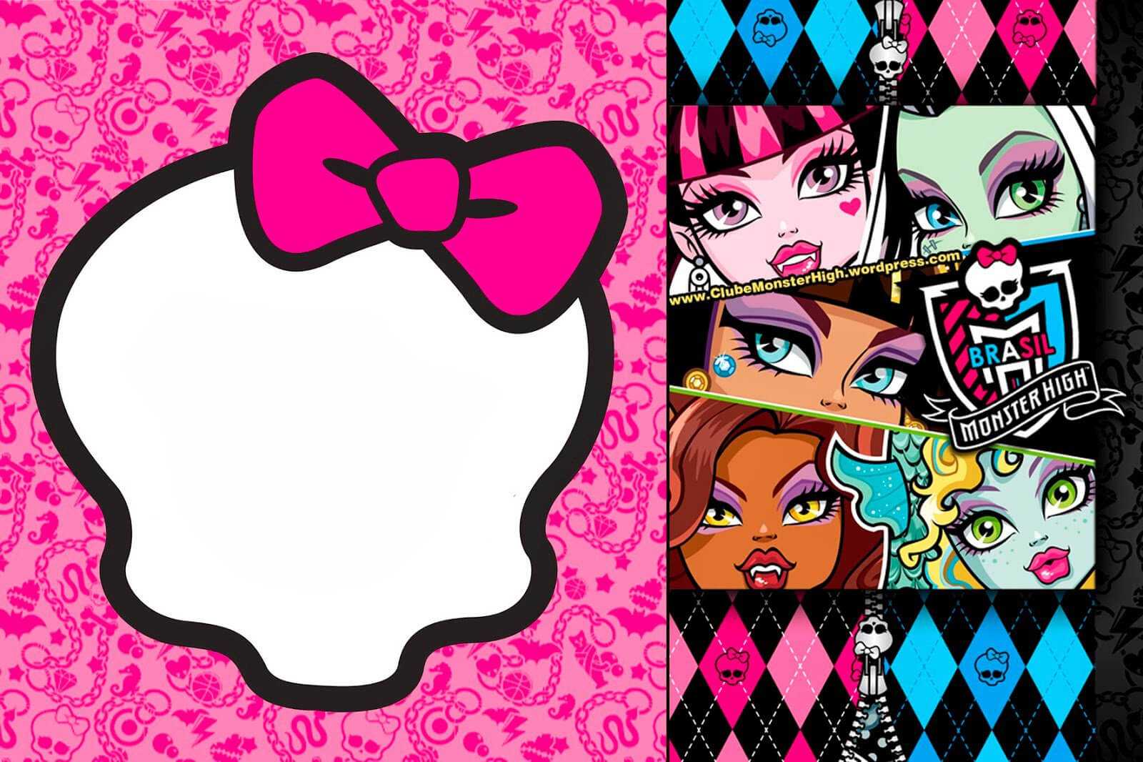 Monster High Birthday Invitation In Monster High Birthday Card Template