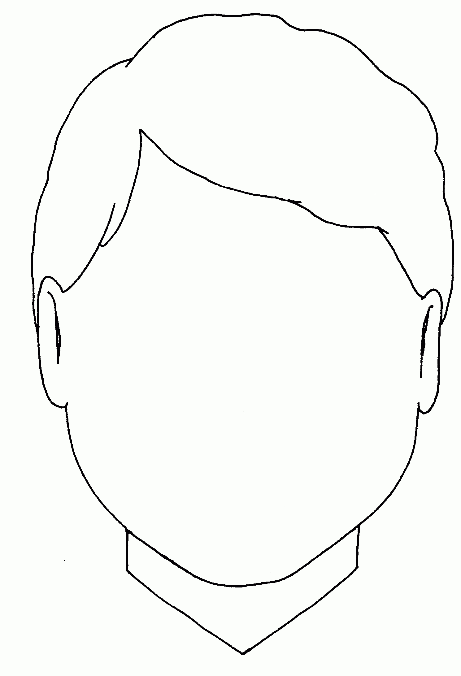 Mormon Share } Face Blank Boy | Prace Plastyczne Dla Dzieci Intended For Blank Face Template Preschool