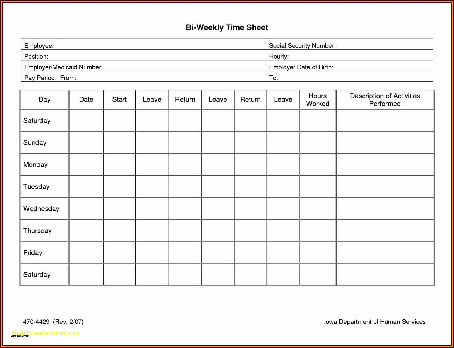 Multiple Employee Timesheet Free Then Awesome Biweekly Within Weekly Time Card Template Free