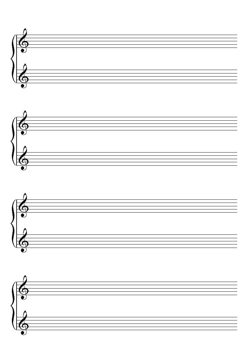 Music Blank - Yupar.magdalene Project For Blank Sheet Music Template For Word