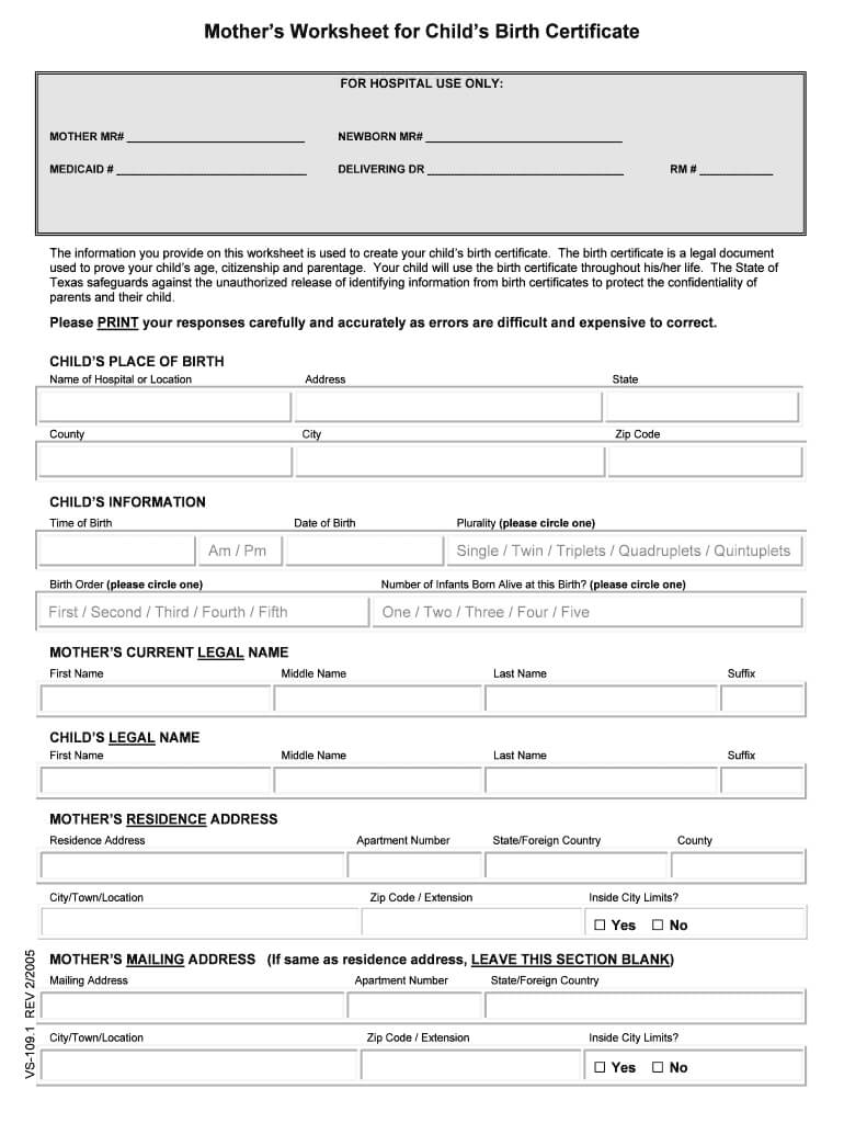 Nc Death Certificate Form – Fill Online, Printable, Fillable Inside Baby Death Certificate Template