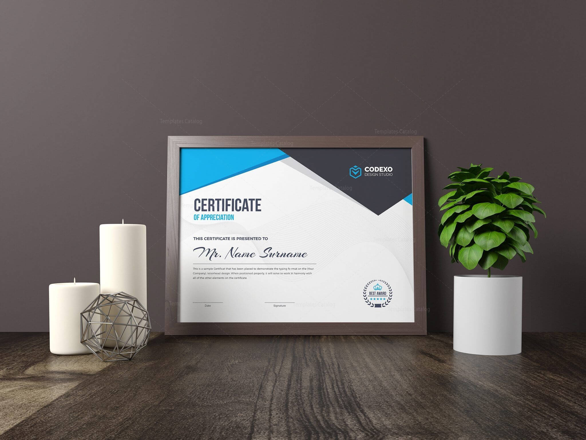 Nemesis Professional Landscape Certificate Template 000847 With Landscape Certificate Templates
