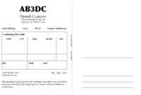 New Qsl Cards Design – Ab3Dc's Ham Radio Blog throughout Qsl Card Template