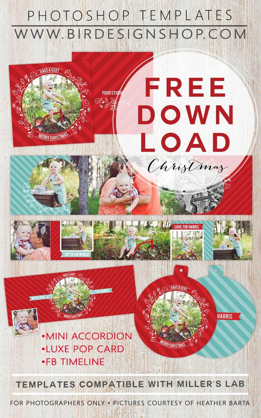 November Freebie | Sublimation | Christmas Photo Card Inside Free Christmas Card Templates For Photographers