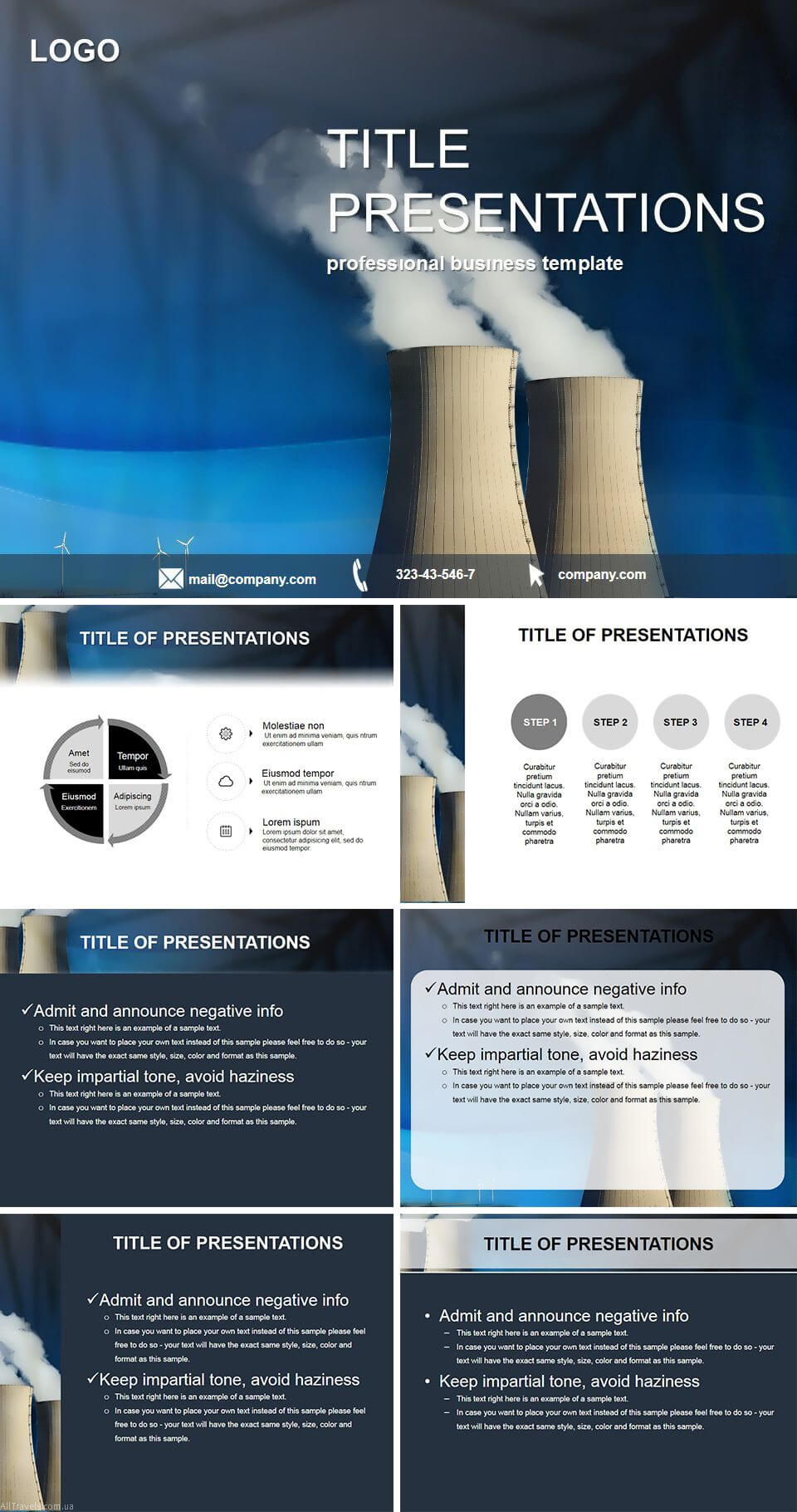 Nuclear Power Plants Powerpoint Template | Adobe Acrobat In Throughout Nuclear Powerpoint Template
