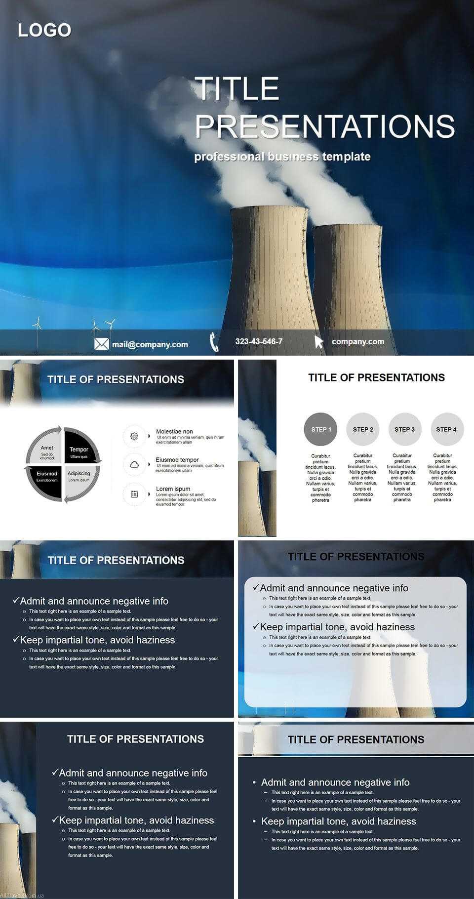 Nuclear Power Plants Powerpoint Template | Adobe Acrobat In Throughout Nuclear Powerpoint Template