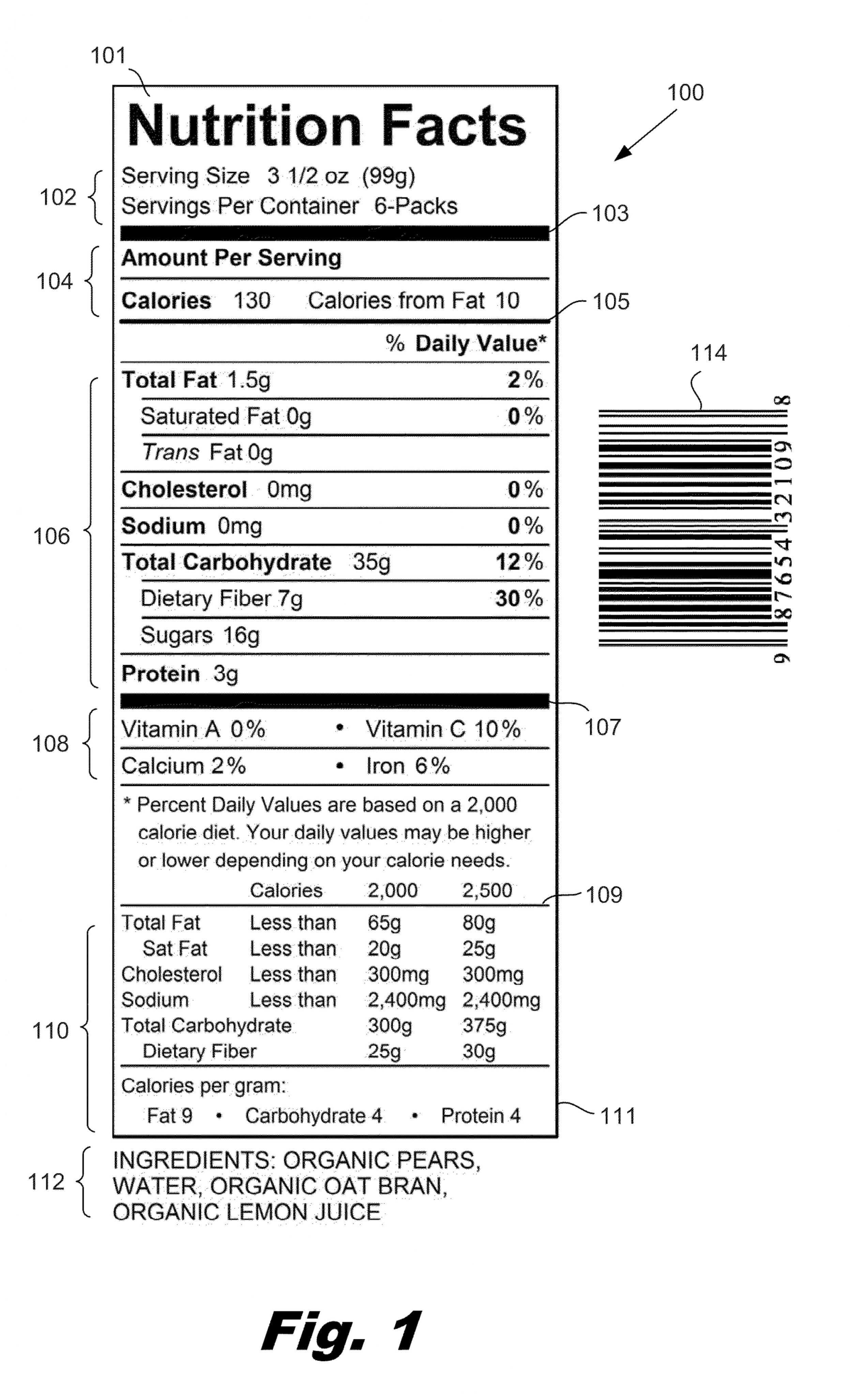 Nutrition Label Template Facts Stock Illustration Of Canada In Nutrition Label Template Word