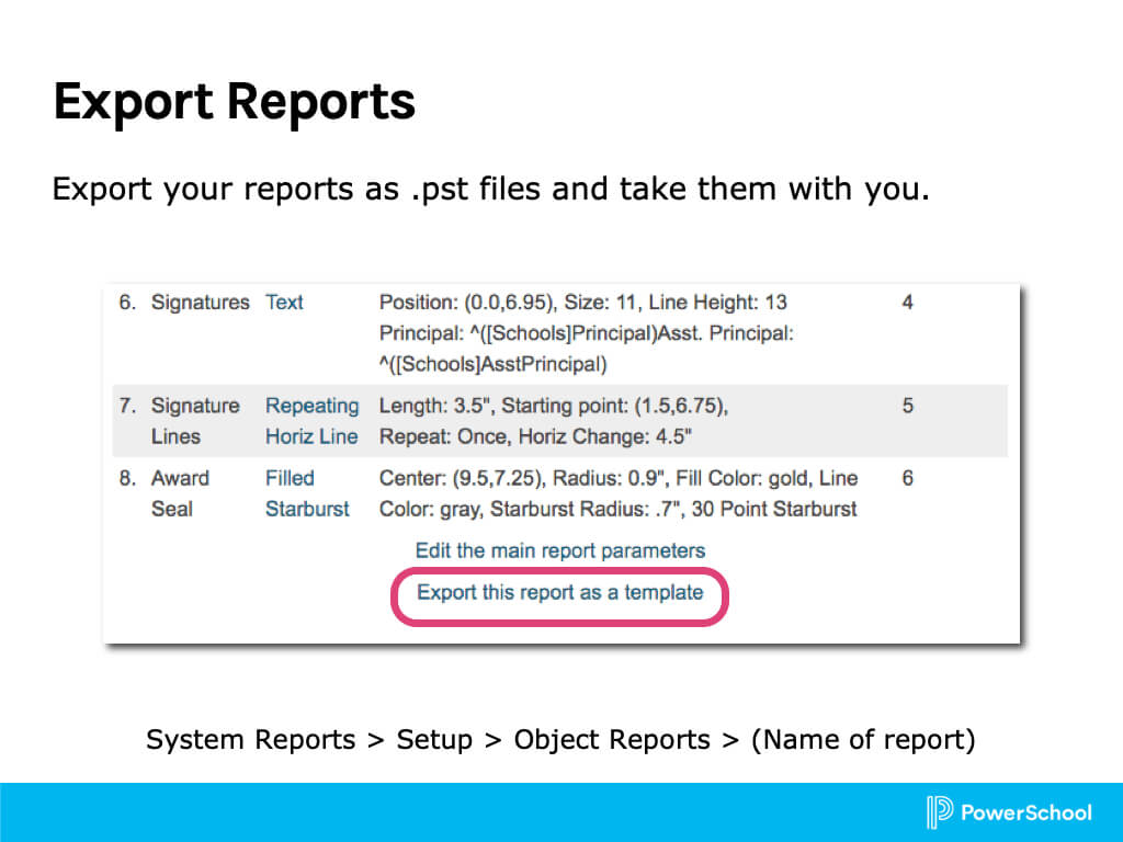 Object Reports 1: Basic Building Blocks With Powerschool Reports Templates