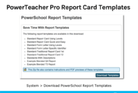 Object Reports 3: Report Cards And Transcripts within Powerschool Reports Templates