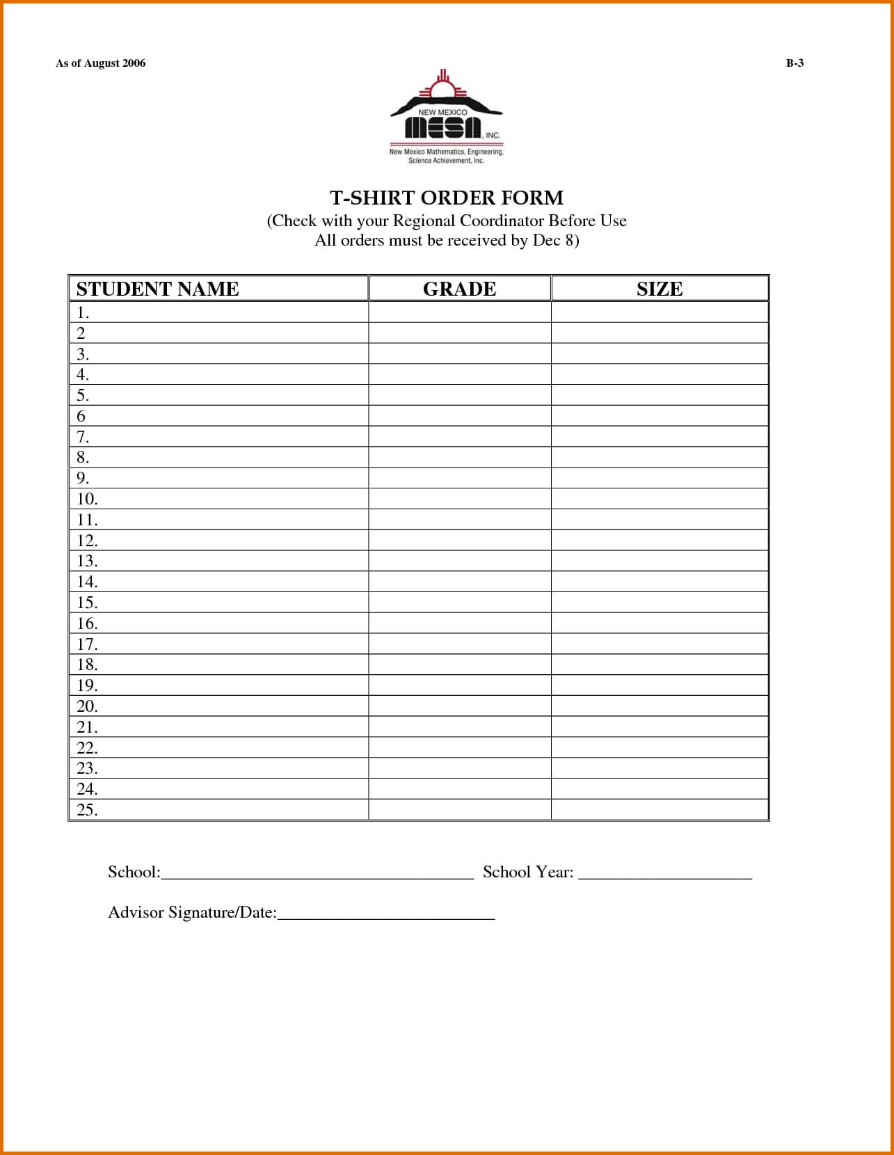 Order Form Word Template Complete Guide Example Templates Throughout Blank T Shirt Order Form Template