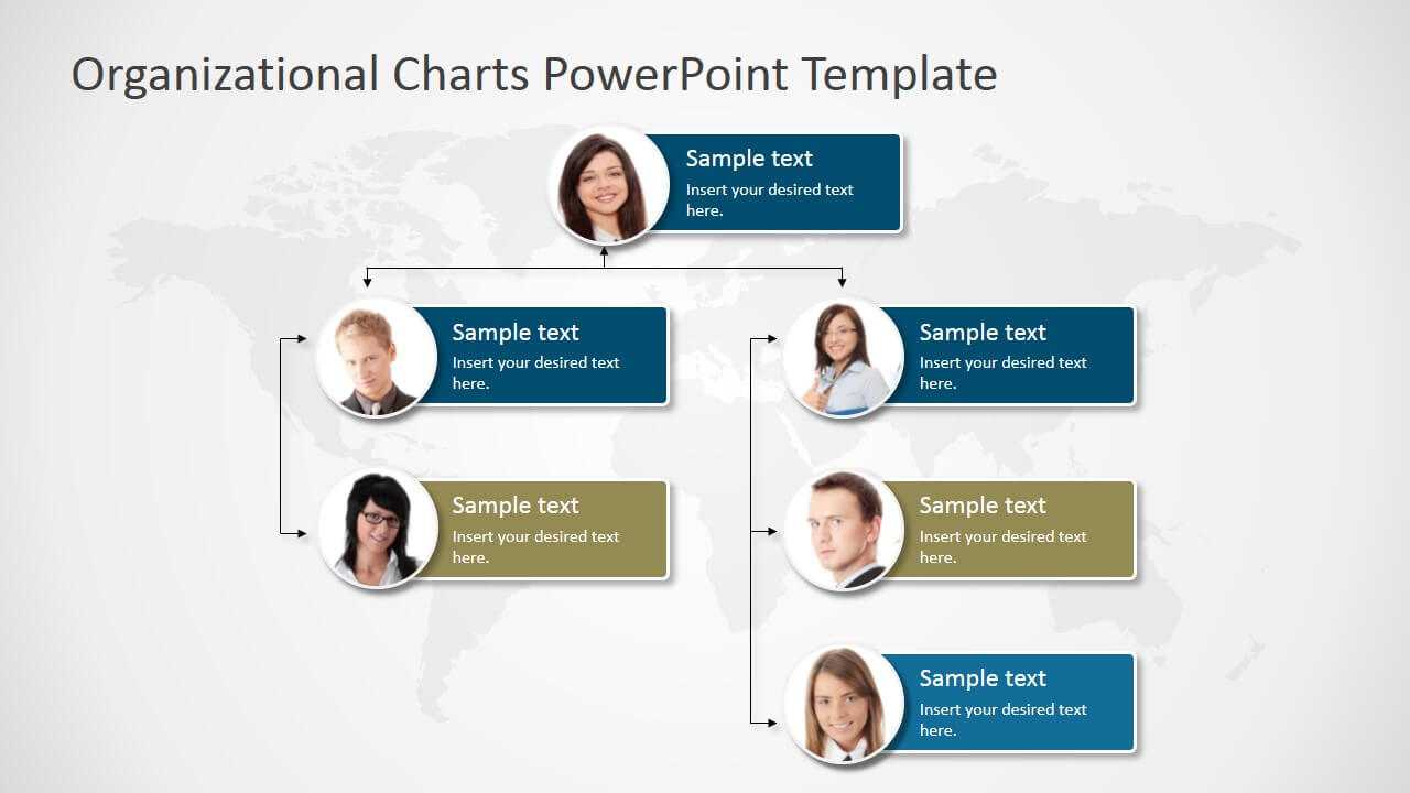 Organizational Charts Powerpoint Template – Slidemodel Within Microsoft Powerpoint Org Chart Template