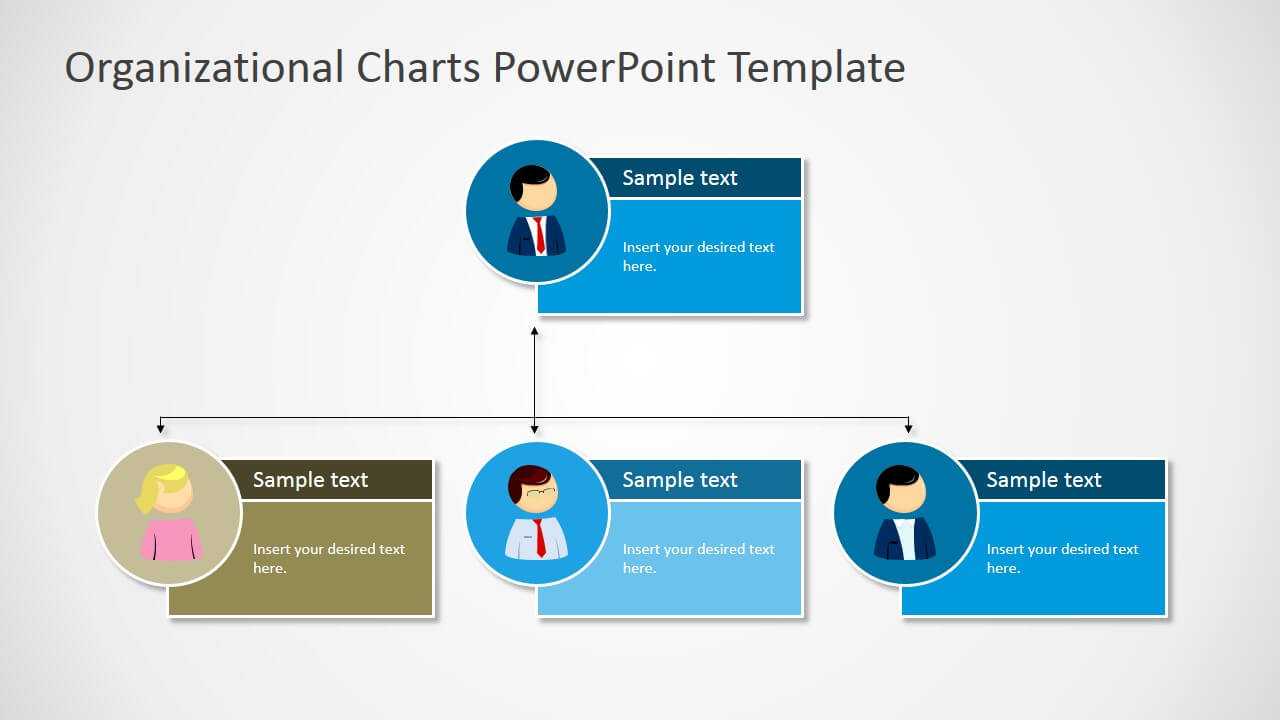 Organizational Charts Powerpoint Template Throughout Microsoft Powerpoint Org Chart Template