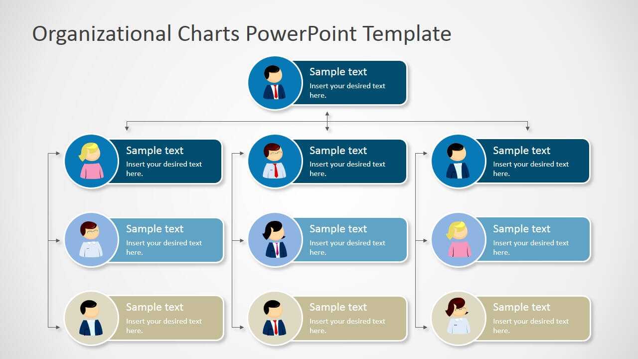 Organizational Charts Powerpoint Template Within Microsoft Powerpoint Org Chart Template