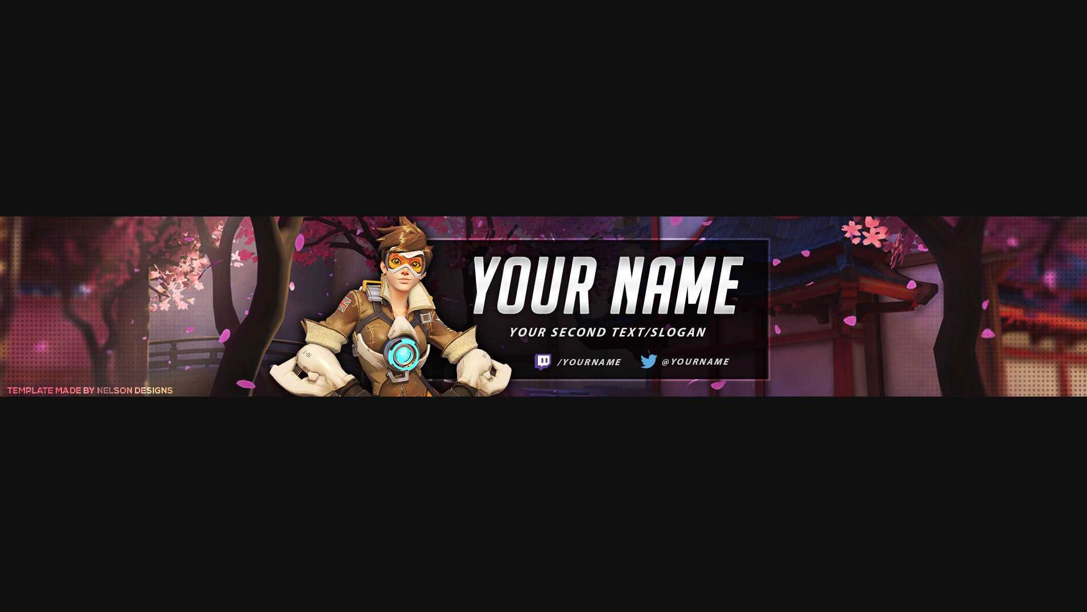 Overwatch Youtube Banner Template – Tristan Nelson Intended For Adobe Photoshop Banner Templates